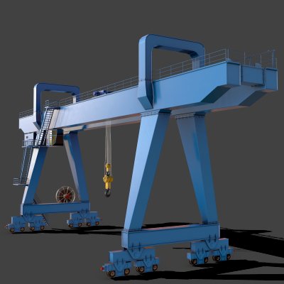 Double Girder Gantry Crane V2 - Blue Light