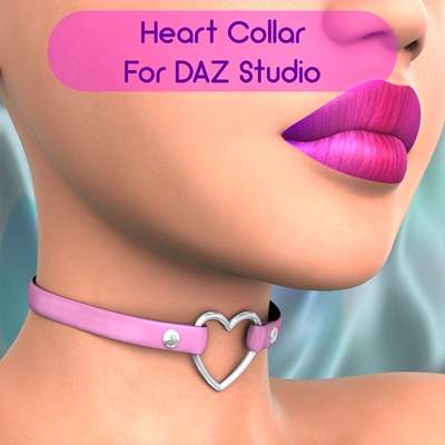 Heart Collar For DAZ Studio