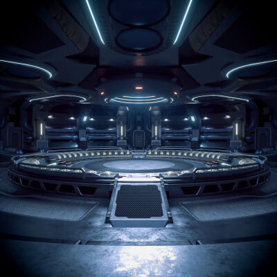 Sci-Fi Hangar Rework Scene by qwestgamp