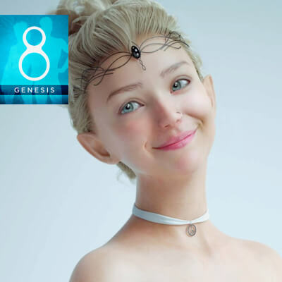 Elpha HD for Genesis 8 Female