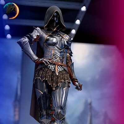 TA Daer Armor for Genesis 8 and 8.1 Female by Tark_Ark