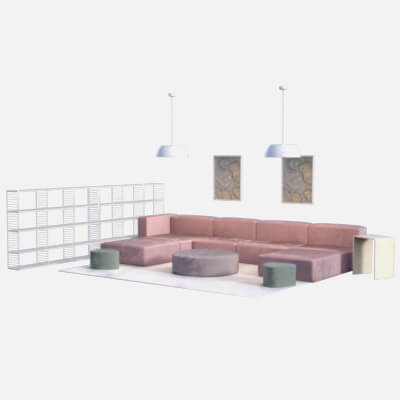 Girly Living Room Props