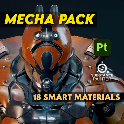 Mecha Robot 18 Smart Material Pack